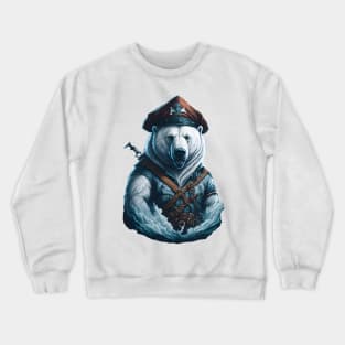 Pirate Polar Bear Crewneck Sweatshirt